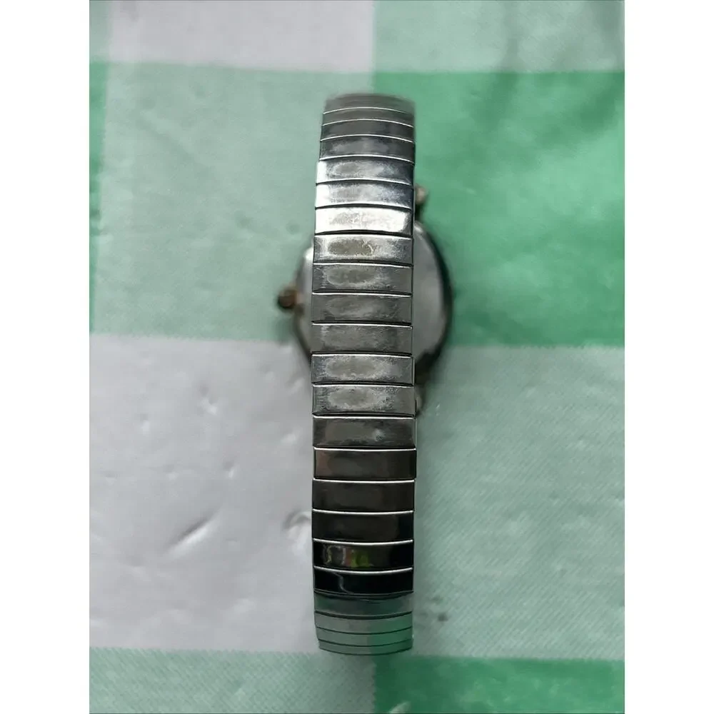 Rumours Silver Tone Women’s Stretch Band Quartz Watch